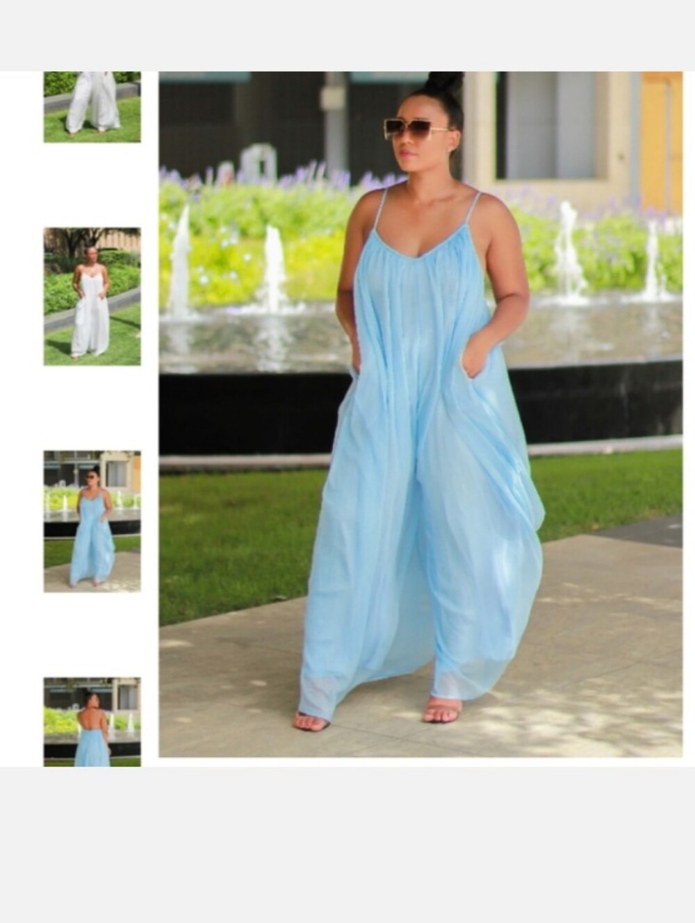 Hers & Mine Maxi Jumpsuit size Medium